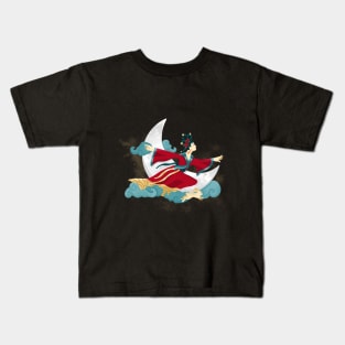 Chang'e, the Chinese Goddess of the Moon Kids T-Shirt